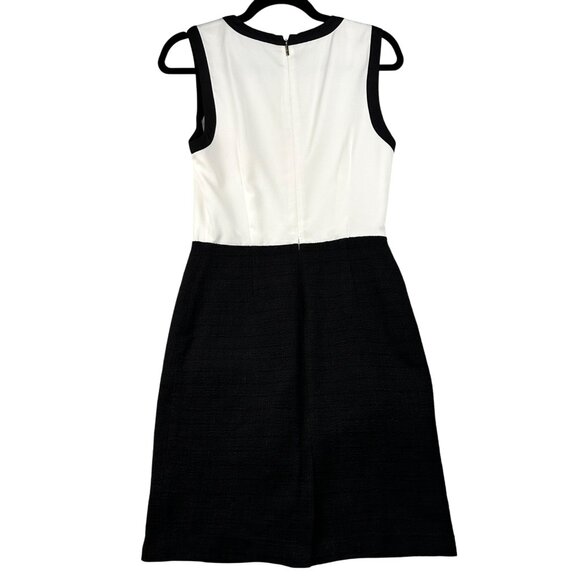 KARL LAGERFELD PARIS Colorblock Sheath Womens Dress Size 2 Feminine OldMoney - Picture 12 of 13